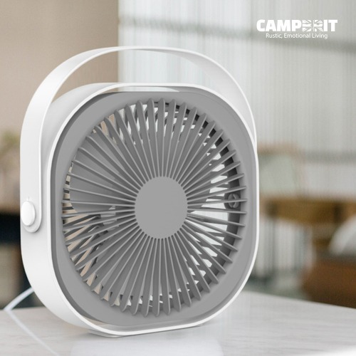 [CAMPBRIT]STRAP TARP FAN, 스트랩 타프팬 ,캠핑용 LED등 겸용 선풍기